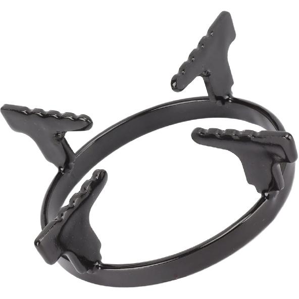 Wok Ring, Cast Iron Wok Support Ring Wok Rack Wok Stand Replacement Parts Wok Support for Gas Stove Burner Grate Gas Stove Wok Stand Rack Cookware