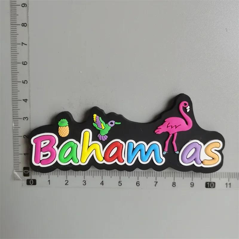 Bahamas Fridge Magnets Tourist Souvenirs Magnets for Refrigerators Creative Folk Dance magnetic sticker Home  Kitchen Decoration