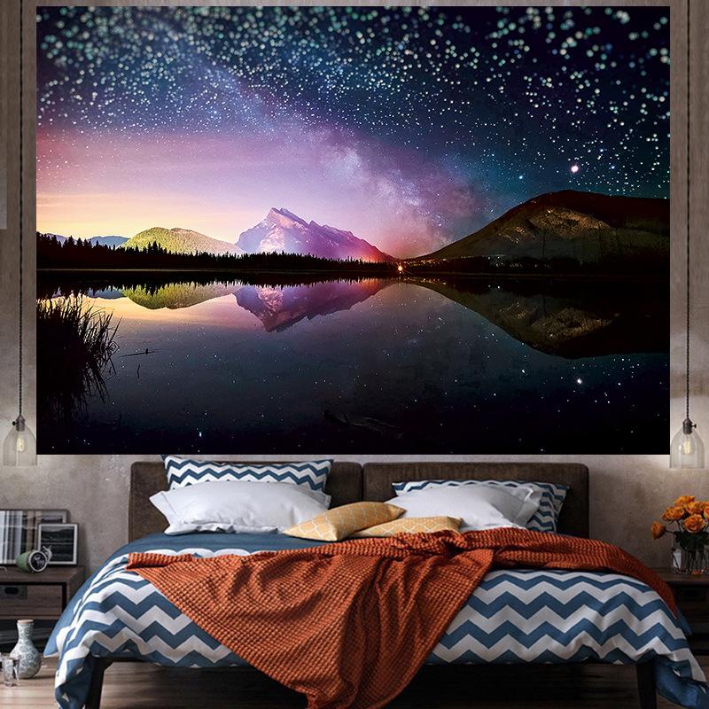 Fondo de tela para ventana, decorativo, estilo Ins, tapiz grande para colgar en la pared, tapiz Hippie geométrico, decoración de la habitación del hogar, decoración estética