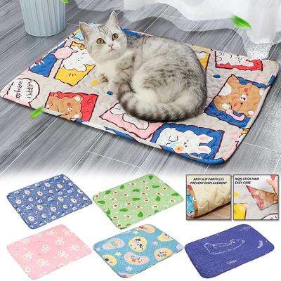 Washable Reusable Pets Summer Mats Portable Sleeping Pad for Small Medium Large Dogs Breathable Cat Sleeping Bed Pet Accessories