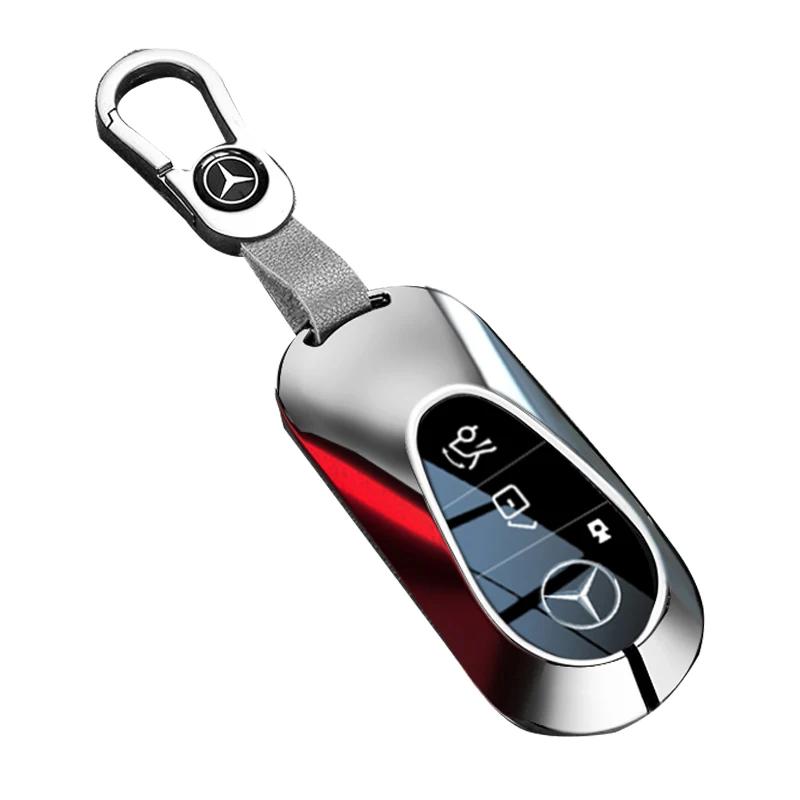 SUG2   Car Key Case Cover Shell For Mercedes Benz C E S Class GLC W206 W223 W214 E300 C260 C300 S450 S500 S400 Fob Accessories