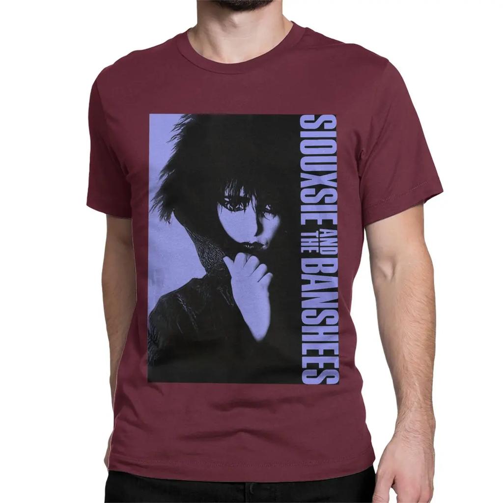 Rock British Punk Music Hip Hop Gothic T Shirt Siouxsie And The Banshees 100% Cotton Tops Casual  Tee Shirt Summer T-Shirts
