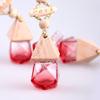Air Fresher Aromatherapy Refillable Diffuser Rearview Mirror Ornament Car Perfume Pendant