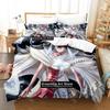 3D Print Shaman King Bedding Set Single Twin Full Queen King Size Bed Set Adult Kid Bedroom Duvetcover Sets Anime Bedding Set