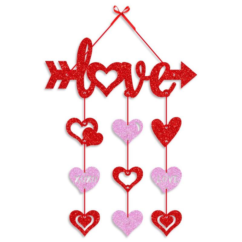 

Heart Romantic Door Hanging Decor For Weddings And Celebrations Venue Setup