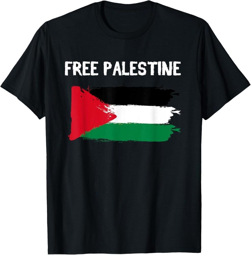 Free Palestine Vintage worried, Palestinian Unisex T-Shirt XXXL