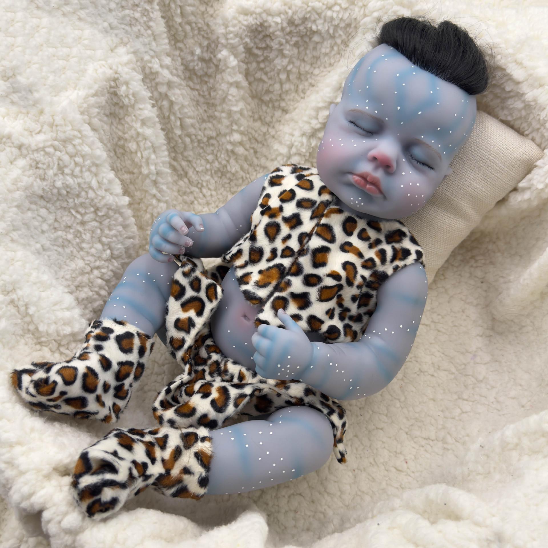 19-Inch Reborn Loulou Avatar Doll - Exclusive Design 49cm Full Silicone
