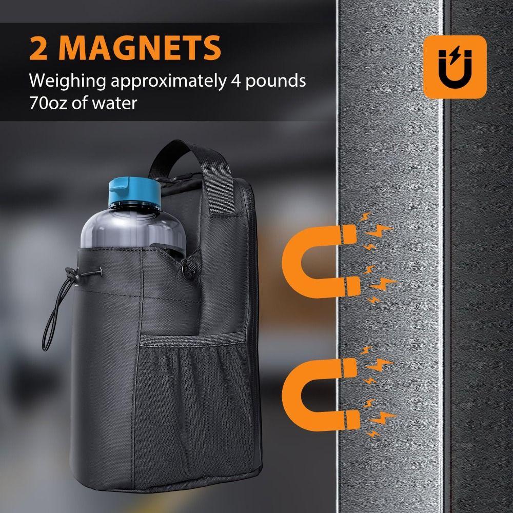 Magnetische Wasserflaschentasche mit großer Kapazität Multi-Taschen Magnet Sporttasche Outdoor-Sportarten