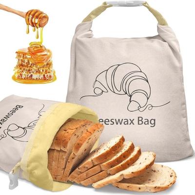 1PC 43*33cm Fresh-Keeping Bread Bags Beeswax Coated Bread Storage Bags Freezer Use