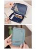2024 RFID-Blocking Passport Holder: Multifunctional Zipper Travel Document Bag