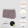DGAZ Bag Pillow, Bag Shaper, Prevents Bag Shape Changes, Compatible with Halzan mini202531 Bags (Konnyaku Purple, Halzan mini20)