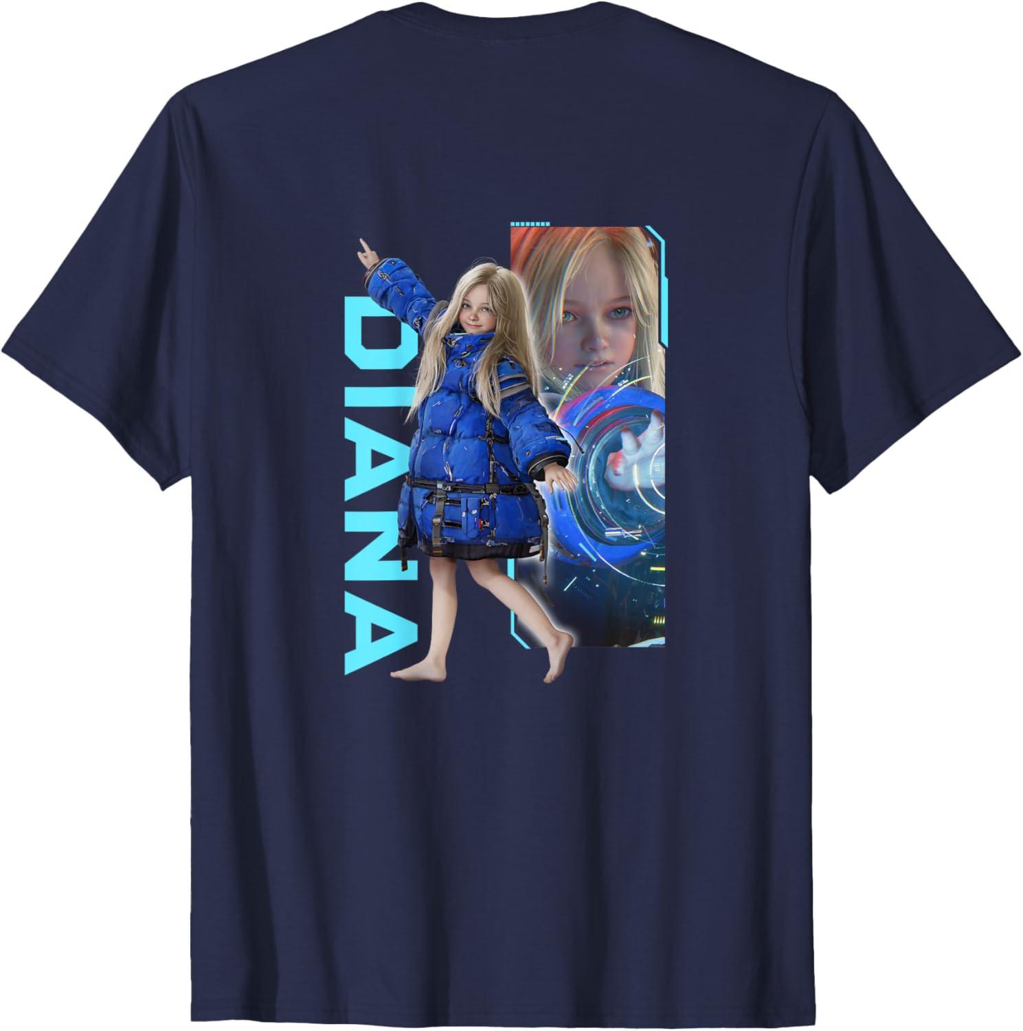 PRAGMATA Diana BP Unisex T-Shirt XXL