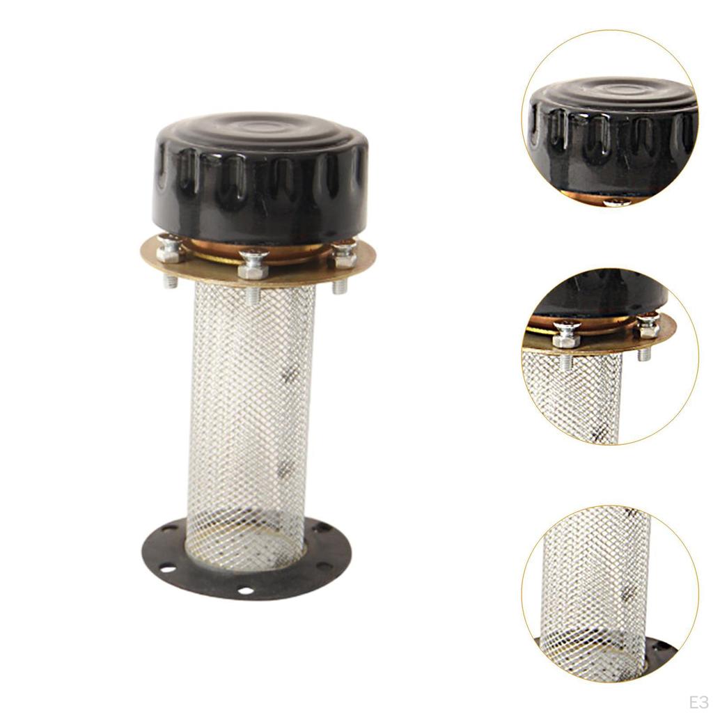 Forklift Hydraulic Oil Cap with Filtering Mesh Loader Fuel Tank Cover Replacement Part