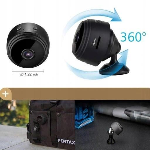 Mini Spy Camera Full Hd Ir Wifi Detection