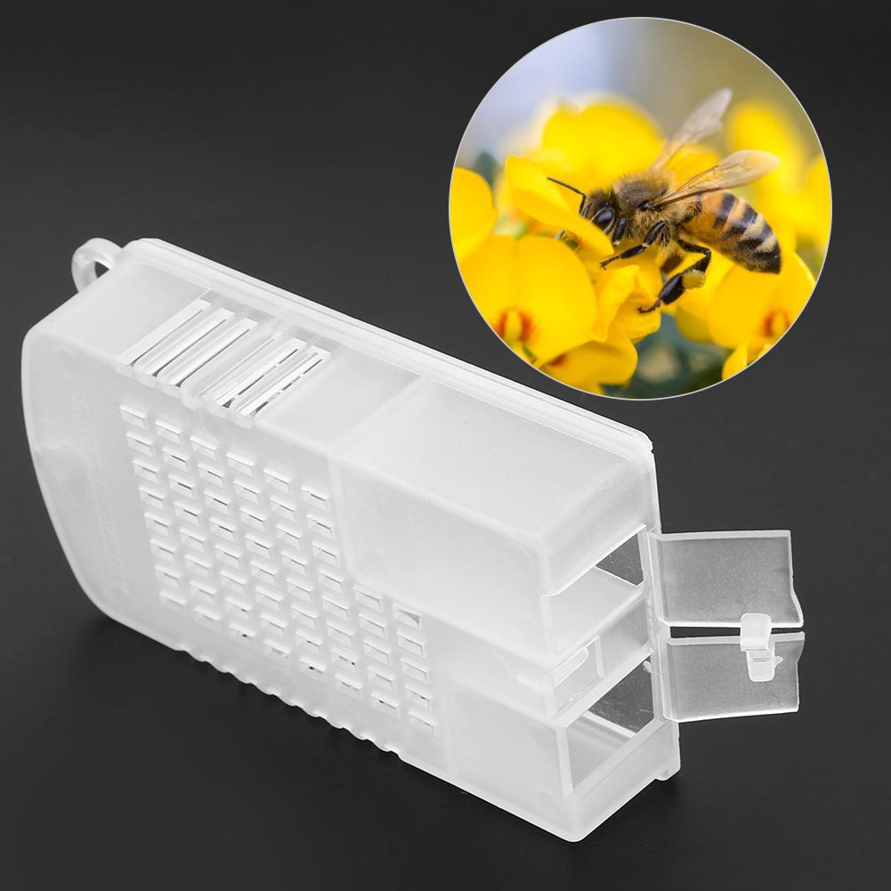 5Pcs Transparent Plastic Queen Bee Cage Beekeeping Tool Equipment Accessories