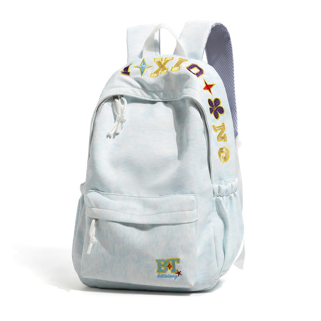 Schoolbag New School Bag Junior High School Student College Student High School Student Backpack Simple Versatile Large Capacity Campus Backpack