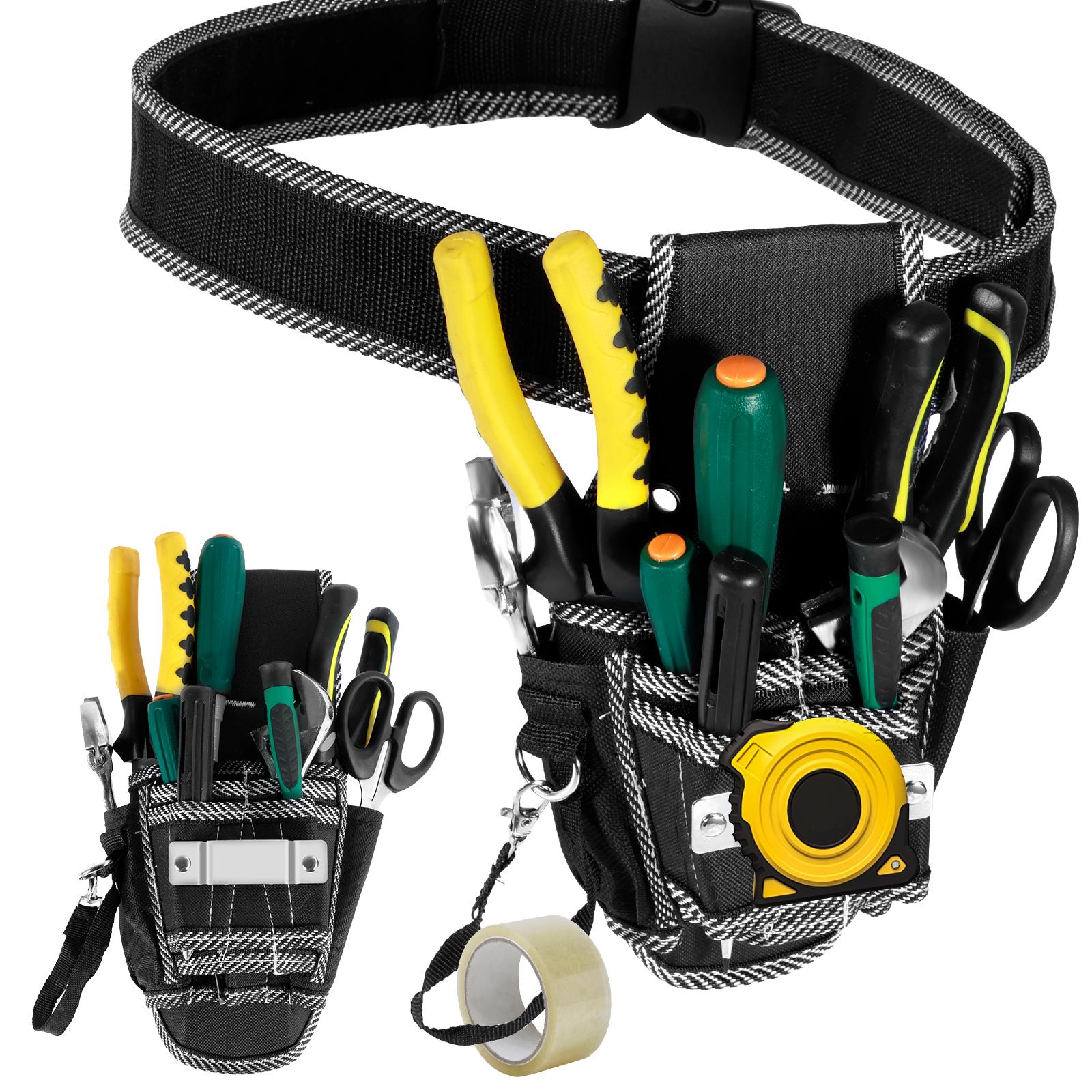 

Waist Tools Bag Multi-functional Waterproof Drill Holster Waist Tool Belt Portable Tool Pouch Bag for Wrench Hammer Screwdriver чёрный