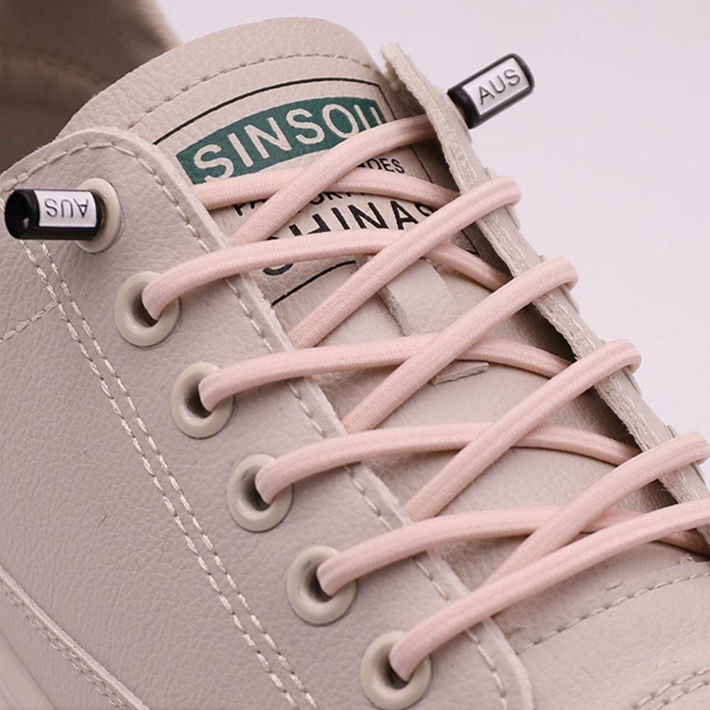 Colorful Shoelace Buckle Creative Quick Shoe Lace Portable Free Tie Shoelaces  Unisex