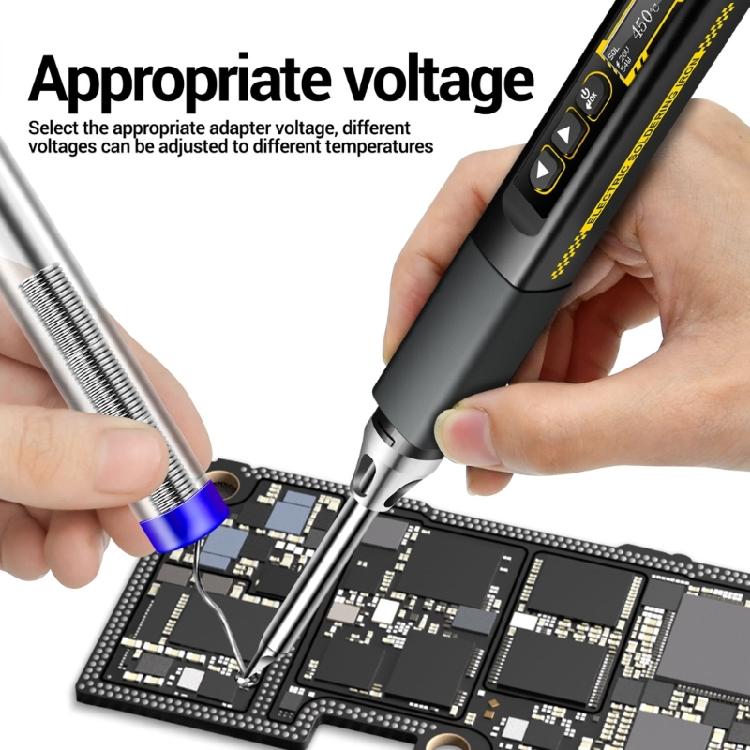 Mini Electric Soldering Iron 96W Adjustable Temperature Fast Heating Portable Digital Display Welding Iron Tool Kits