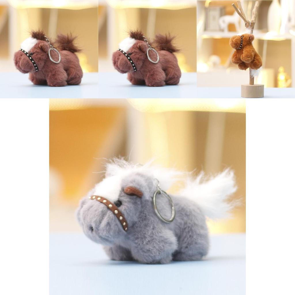 Cute Pony Plush Doll With Pp Cotton Filling For Backpack Charm And Gift For Teens
