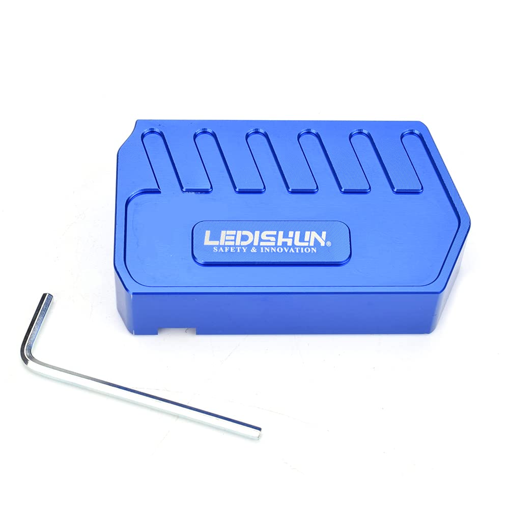 LEDISHUN Brake Pedal Expansion Plate Applicable for Honda CBR400R NC47 синий