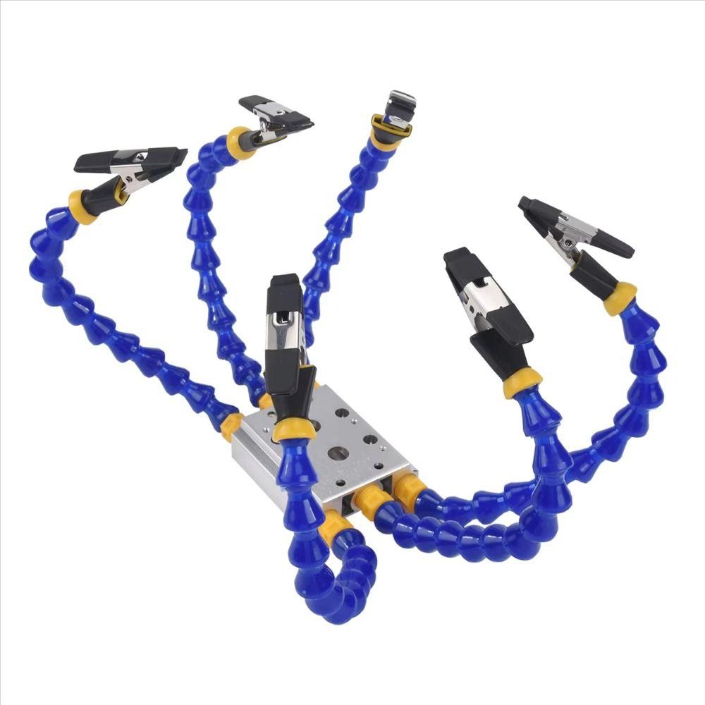 Flexible Arm Soldering Helping Hands 1-6 Arms Welding Fixture Station  PCB Repair Tool
