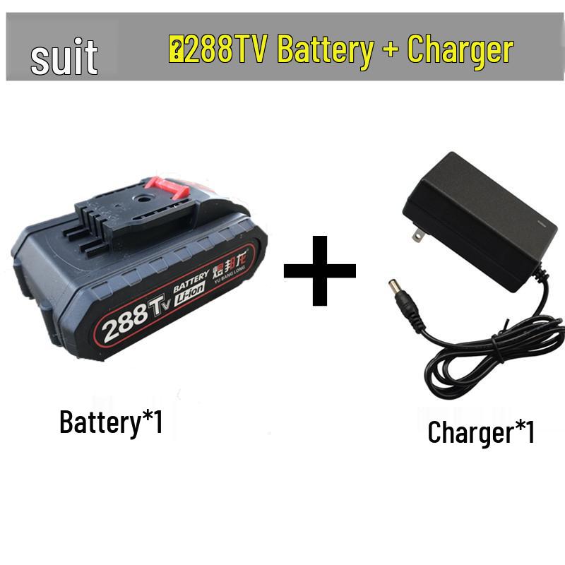 21V Push-Type Hand Drill with Large Capacity 48V/98V Lithium Battery & Universal Charger
