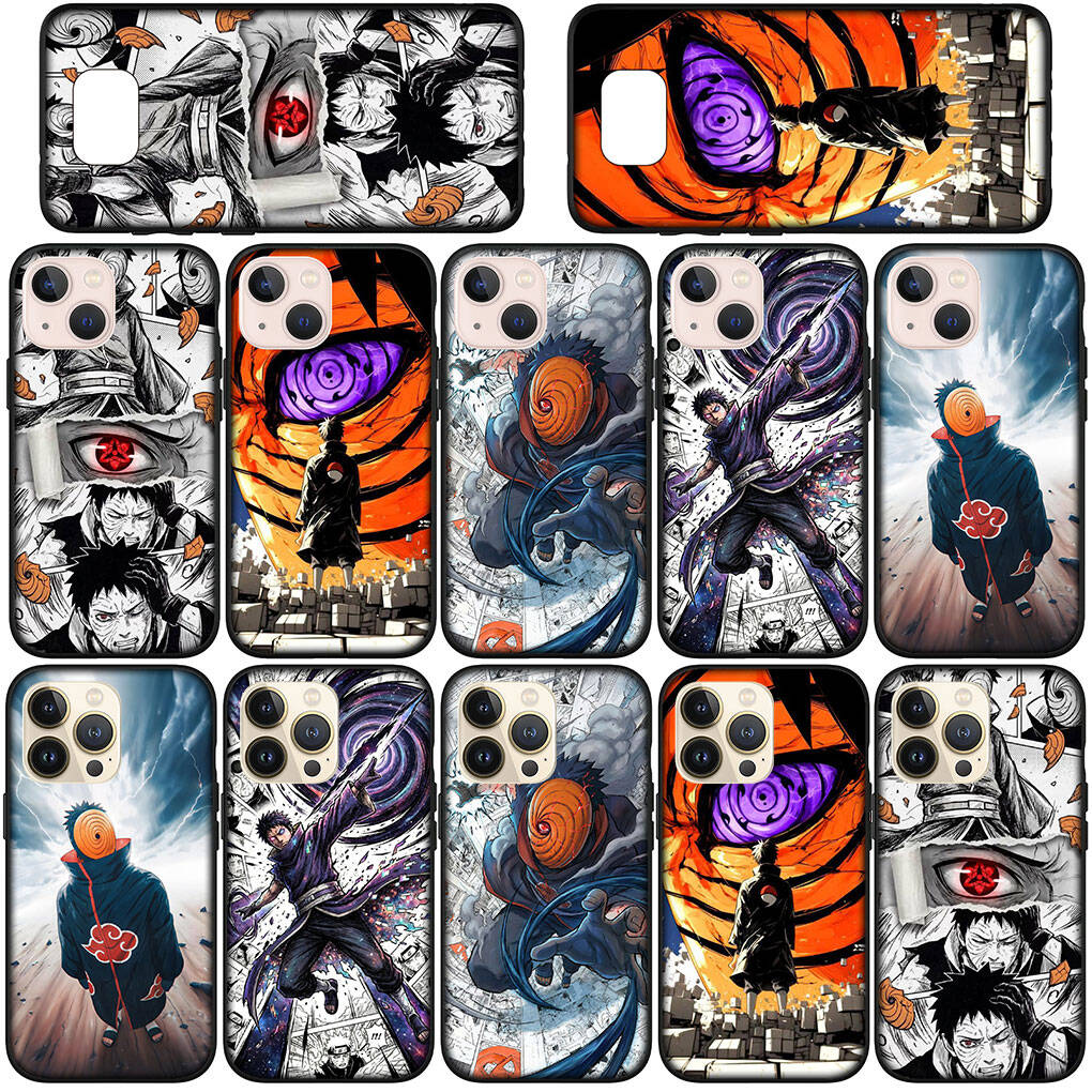 Phone Case for iPhone 17 15 16 Plus Redmi Note 14 12 11 13 Pro Max Huawei P30 P20 Lite OPPO A60 A40 A80 A38 A54 Tobi Uchiha Obito Anime Narutos Cover