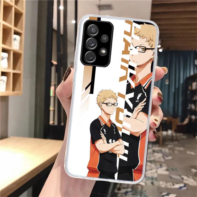 Anime H-Haikyuu School Volleyball Silicon Phone Case For Samsung Galaxy A52 A51 A50S A42 A32 A22 A12 A02S A30S A20S A10S A41 A31