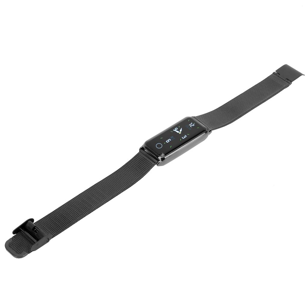 IP67 Waterproof Sports Bracelet 0.96in Screen Watch Fitness Sleep Monitoring Smart BandBlack