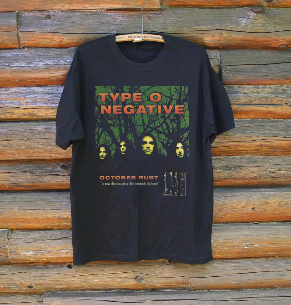 Футболка O Negative October Rust Полный размер S-5XL Унисекс Футболка XXL