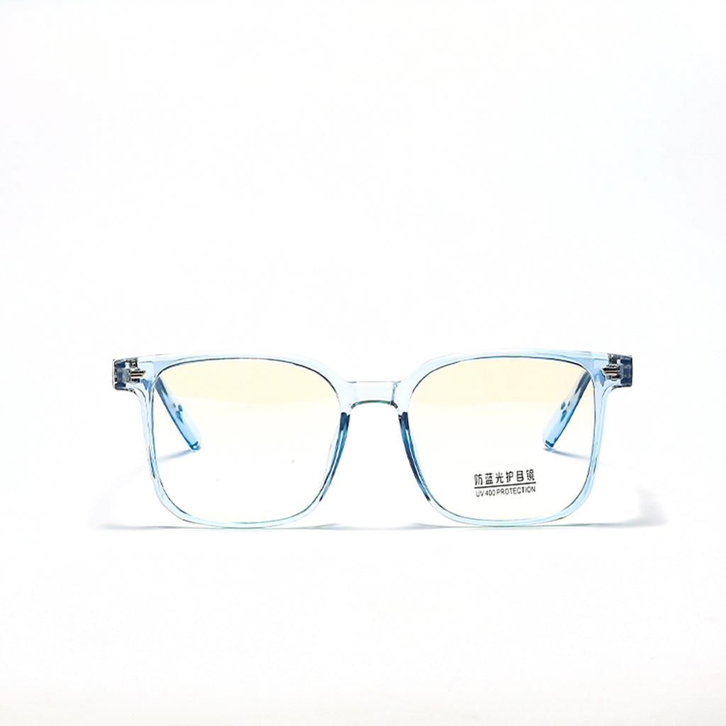 Candy Colored Glasses Square Literary Temperament Plain Mirror Women'S Square Frame Glasses Frame Men'S Flat Mirror
