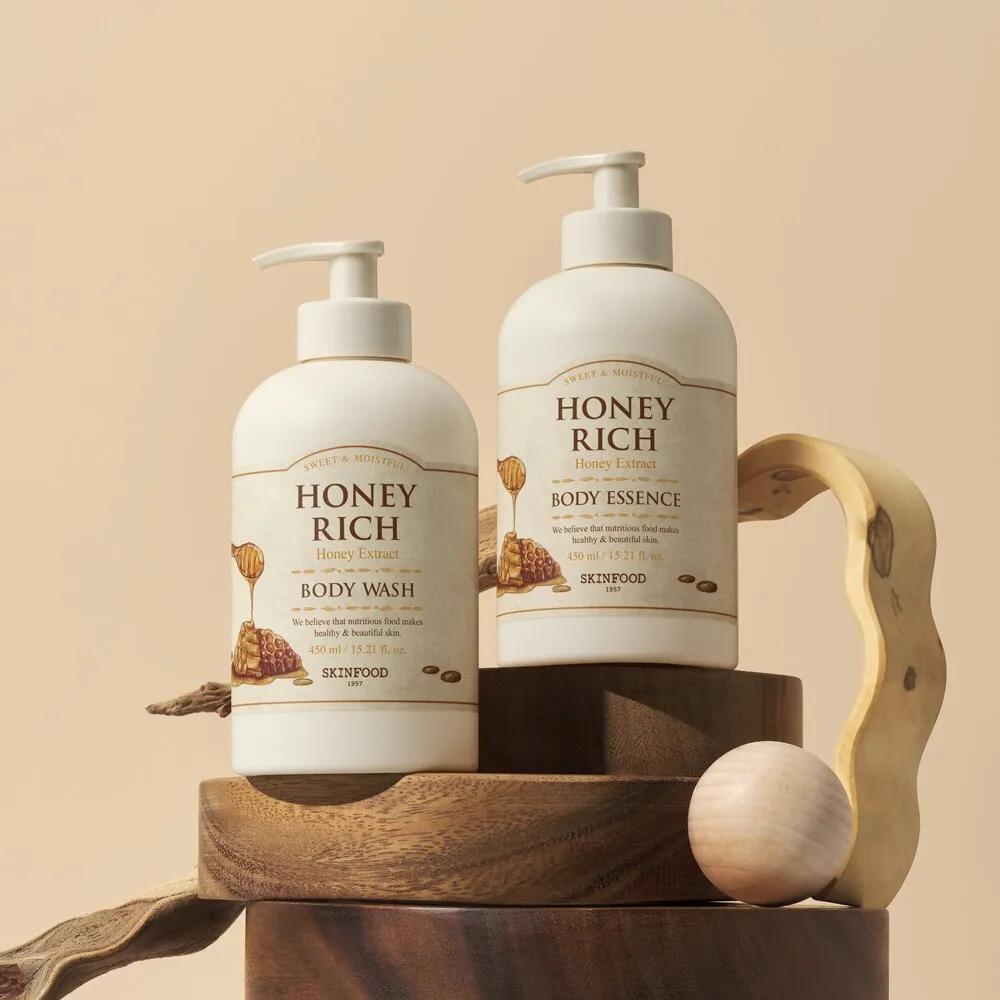 [NEW] SKINFOOD Honey Rich Body Wash / Lotion 450mL Honey Rich