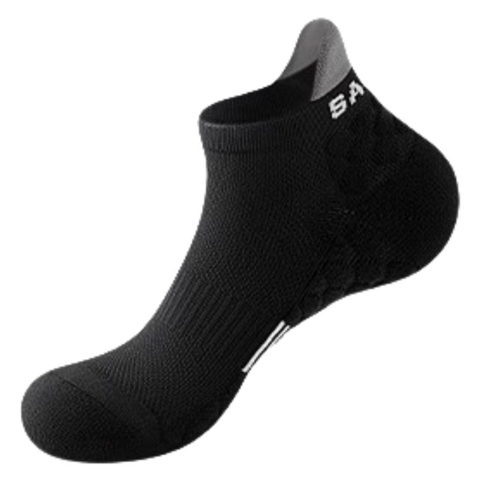 

Мужские летние тонкие спортивные носки с коротким рукавом, сетчатые, дышащие, с защитой от запаха, специально разработанные для баскетбола, бега и бадминтона 1 pair чёрный