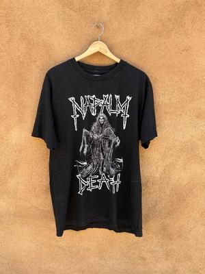 T-shirt Musicale Napalm Death Grafica Death Metal Nera S-5XL