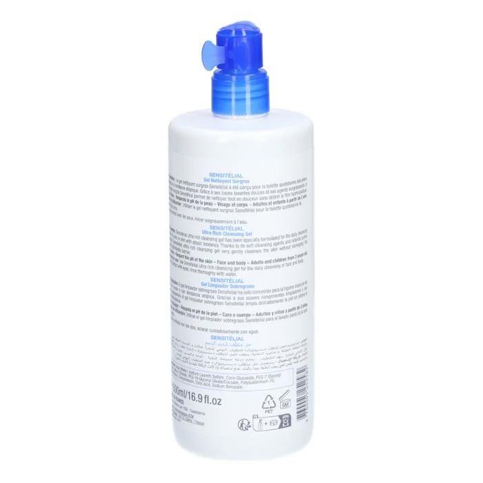 ACM Sensitélial Gel Nettoyant Surgras 500ml