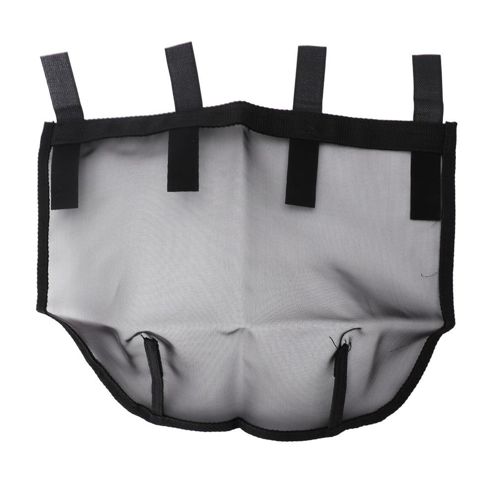 Mesh Fabric Material Horse Nose Fly Mask Lightweight Design Mesh Fly Mask Cover Outdoor Horse Use чёрный