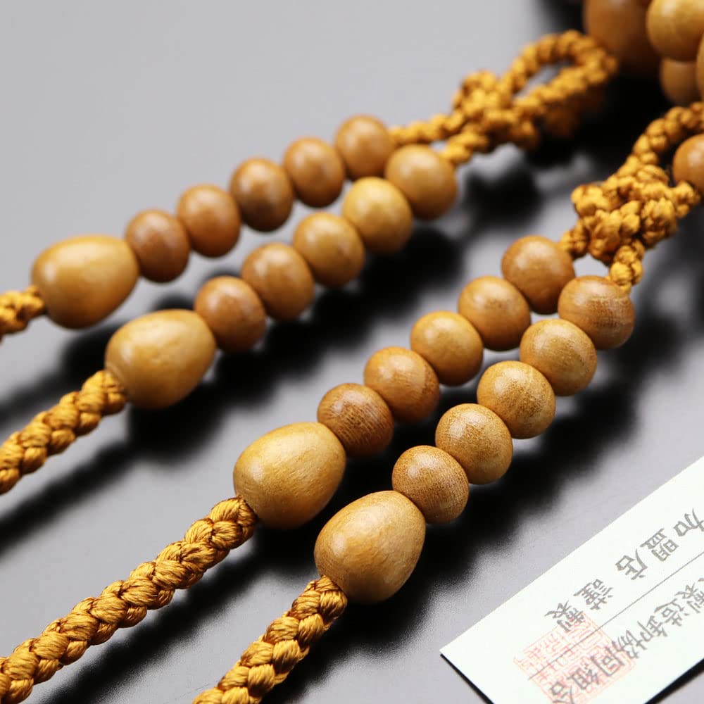 Shingonské buddhistické modlitební korálky pro ženy 8 Čistý Čisté hedvábí Sanskrit 108 Kjótská modlitba Přírodní 2 Autentická modlitba Kójasan 102330003 Sáček na modlitební korálky