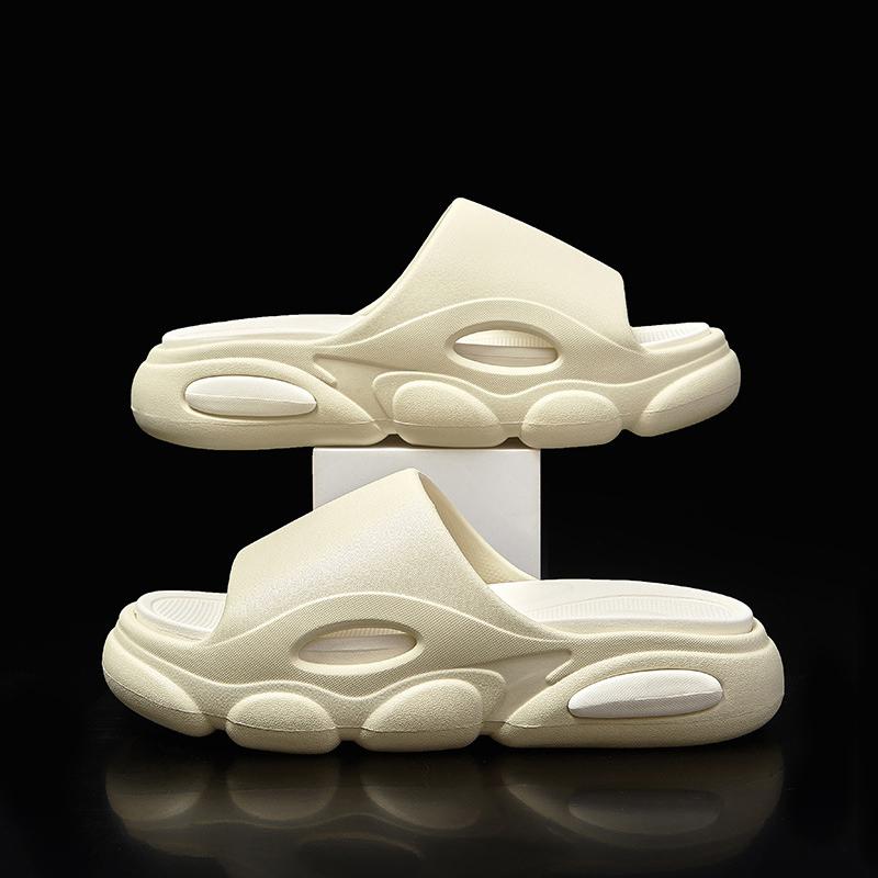 Fashion Slippers for Men Platform Soft Sole Slides Unisex EVA Light Home Shoes Non-Slip Indoor Men's Bathroom Sandals