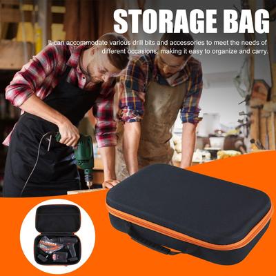 Přenosná elektrická vrtačka Úložná taška na nářadí Oxford Tkanina Elektrikářské Železářské Organizér Pouzdro Víceúčelové Nárazuvzdorné Přenosné Pouzdro
