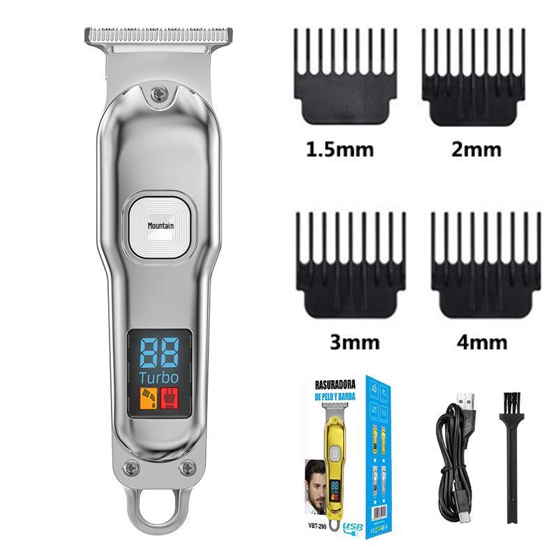 T9 Bald Electric Hair Clipper - Professional Rechargeable Engraving & Oil Head Shaver