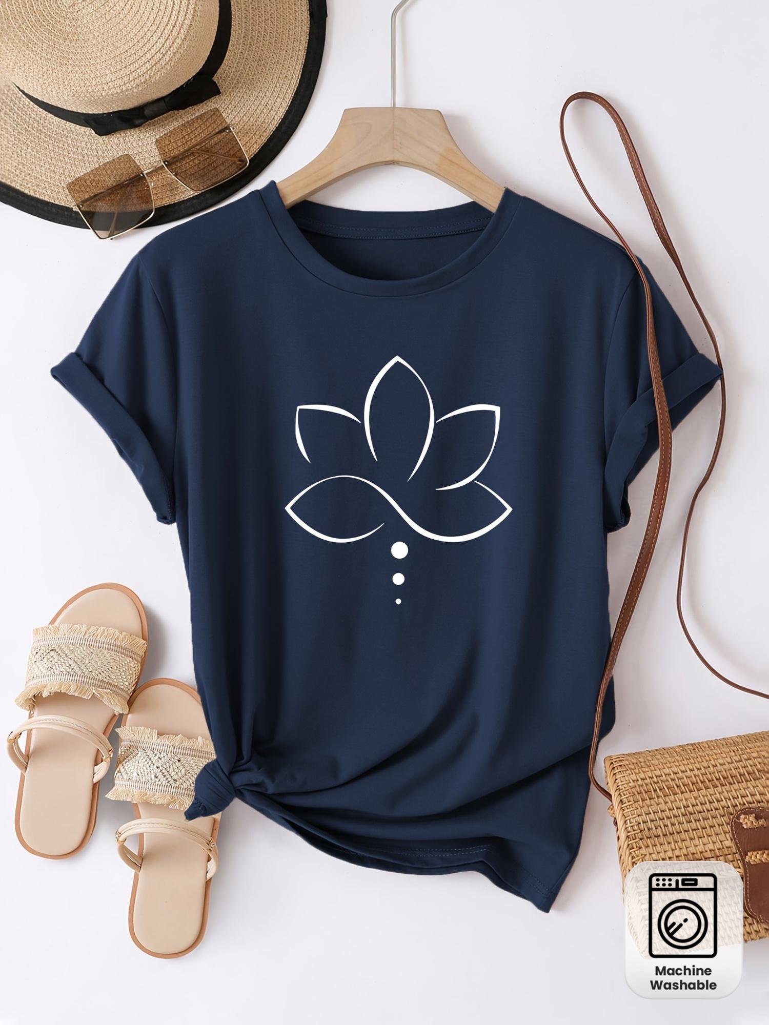 

Women s White Mandala Flower Print Short Sleeve T-Shirt - Round Neck Casual Blouse. -Line Top for Summer Vacation ; Casual Attire. Machine Washable Co 3XL дубильная кора
