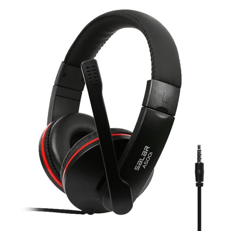 Shenglai A500I Noise-Cancelling Wired Over-Ear Headset