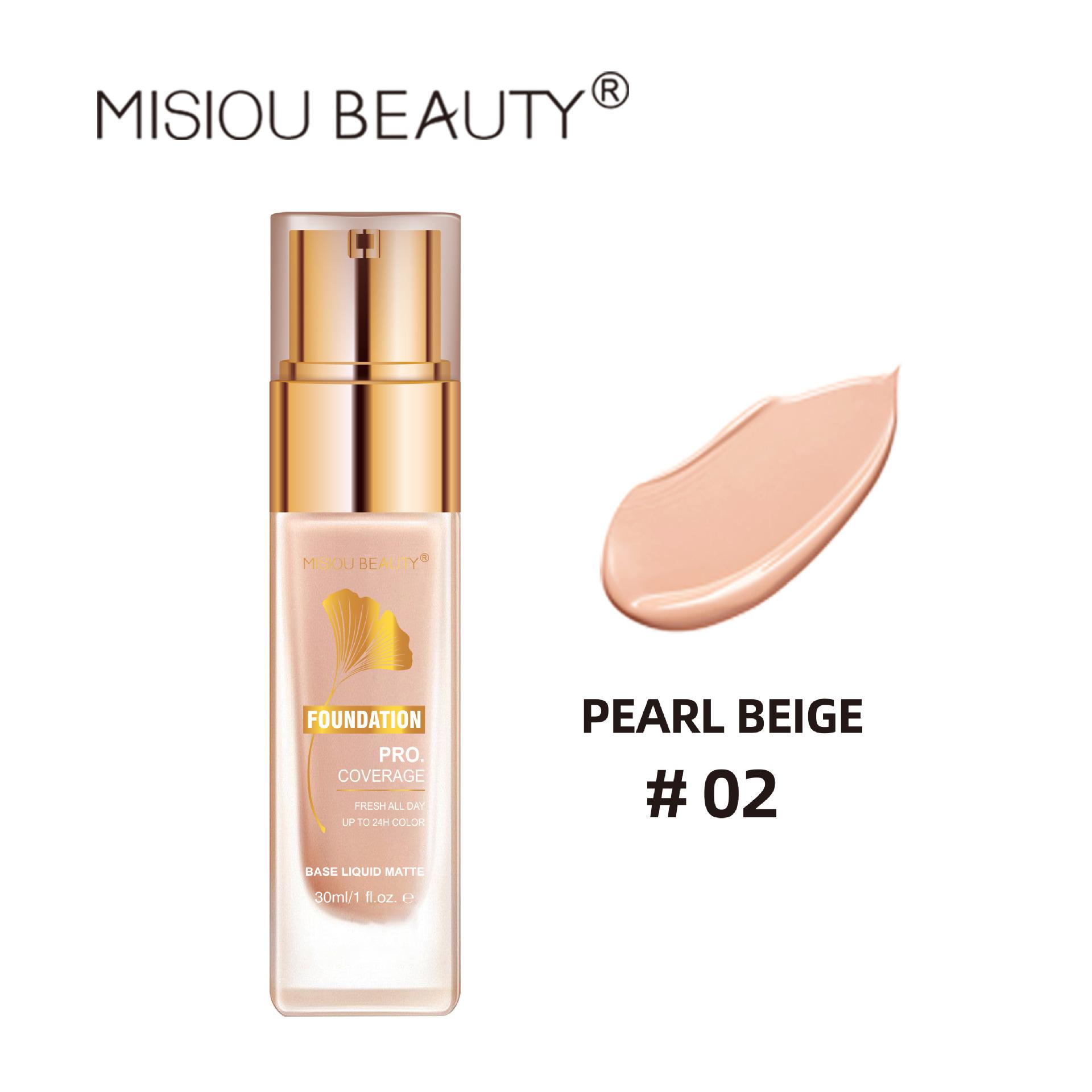 Misiou Beauty Story Concealer Естественно увлажняющий, водостойкий, водостойкий, пот, сухая кожа, сухая кожа, макияж, пудра под макияж 02