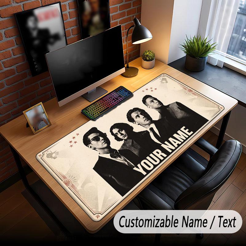 Custom Name Extended Mouse Pad,Arctic Monkeys Gaming Desk Mat For Home Office Desktop Decor