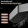 Wall Mounted Storage Shelving Rustproof Adhesive/Punched Shower Organiser For Living Room