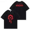 Hot Sale Warcraft Printed Mens TShirt Cotton Game Pattern Cool Breathable Striped Design for All Seasons Made In China