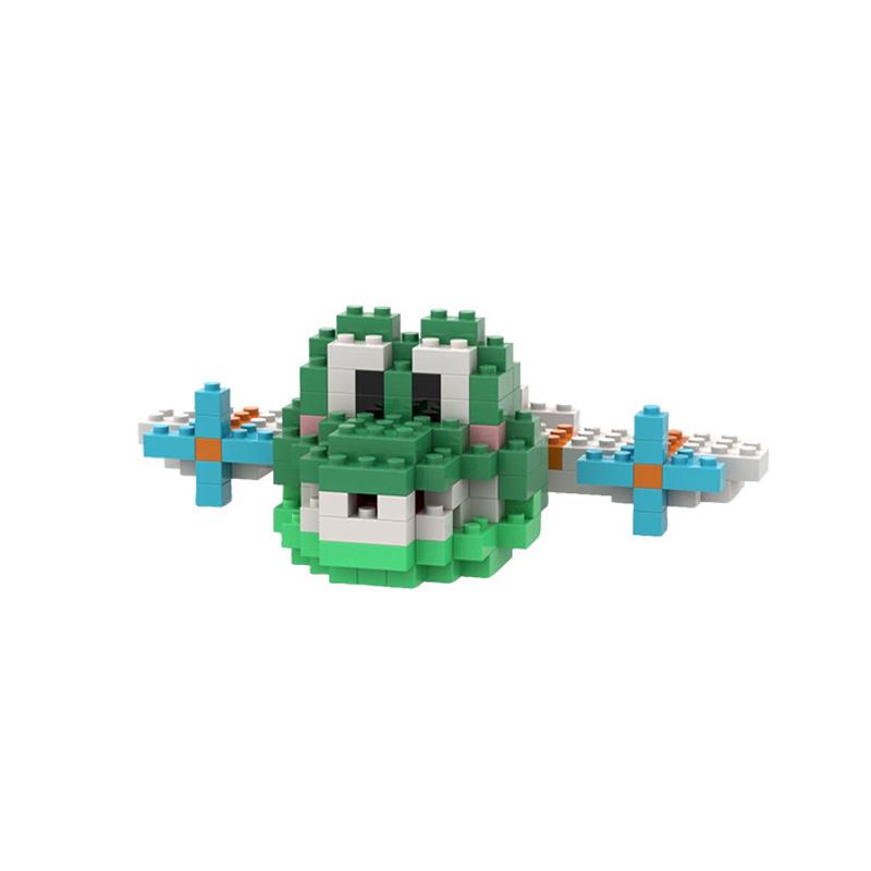 Non-Toxic Hot Tungtungsahur Micro Particle Building Block Toy Blind Box Wooden Stick Hand Model Puzzle Assembly Children S Toy