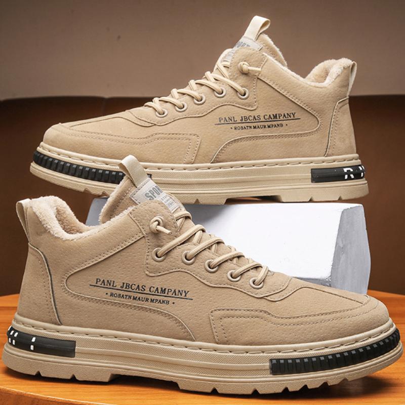 Men Snow Boots New Winter Cotton Male Shoes Platform Non-slip Men's Sneakers Outdoor Plush Walking Ankle Boots Botas Para Hombre