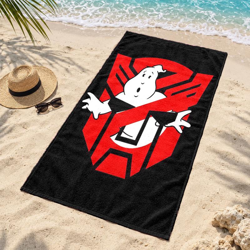 Ghostbusters Microfiber Beach Towel Quick Dry Sand Free Lightweight Beach Towels for Travel Swimming Camping